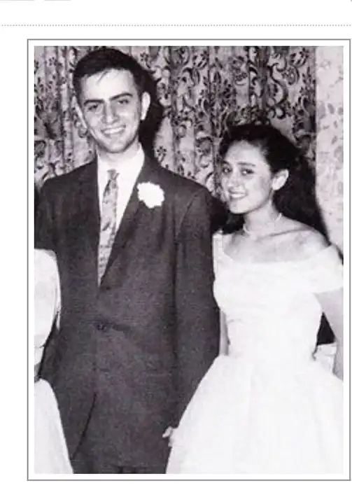 Lynn Margulis y Carl Sagan el día de su boda 