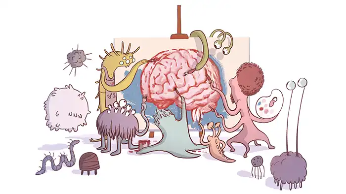 Los vínculos entre el sistema nervioso central y las bacterias intestinales son un foco importante de investigación