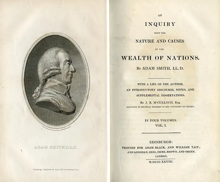 La riqueza de las naciones, libro fundamental para las teorías económicas modernas 